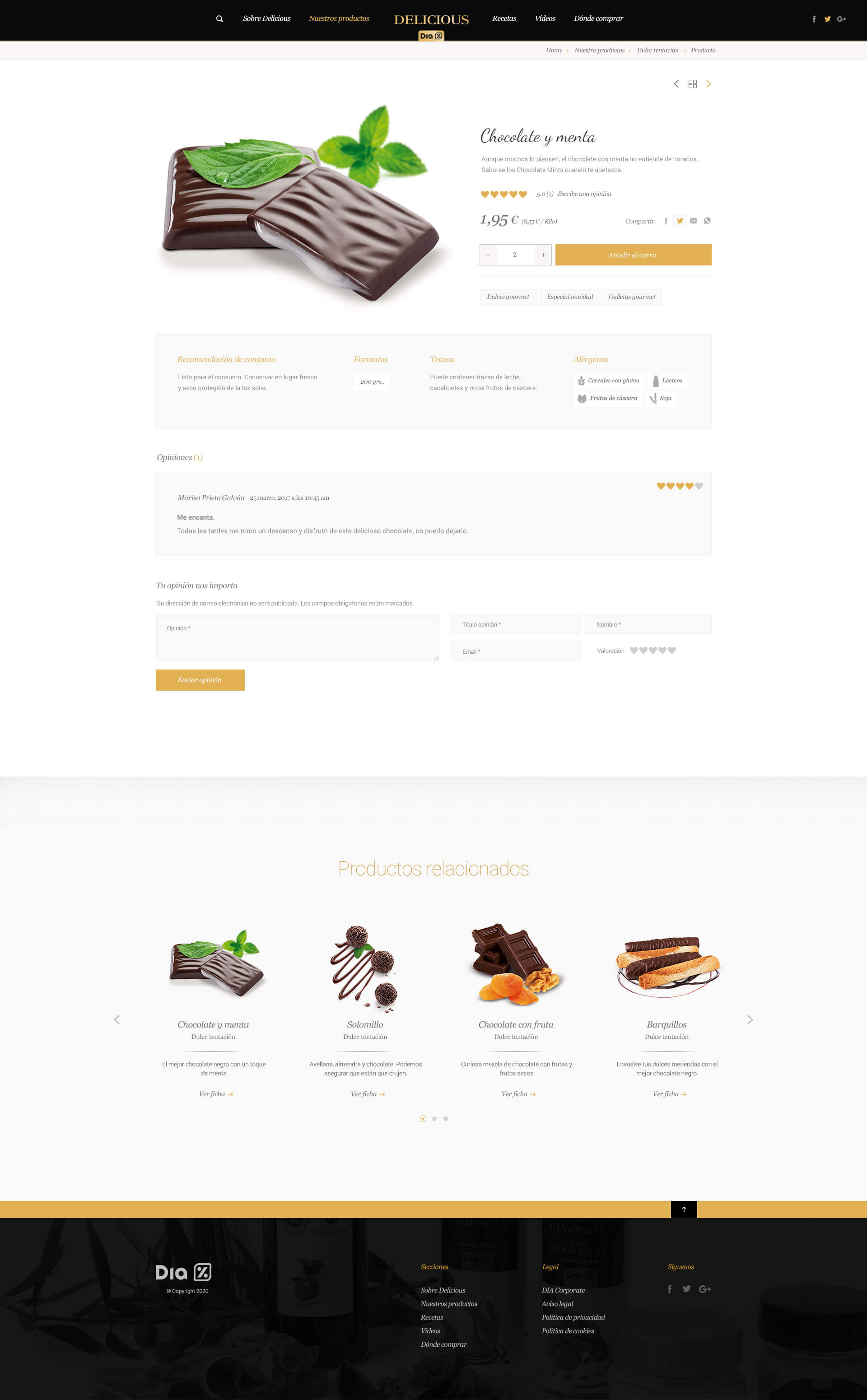 Día | Delicious (Ficha)