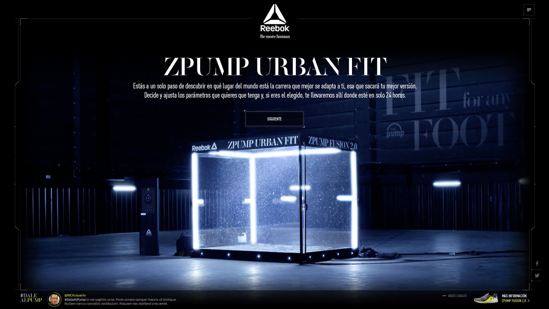 Reebok | Zpump Urban Fit (Home)