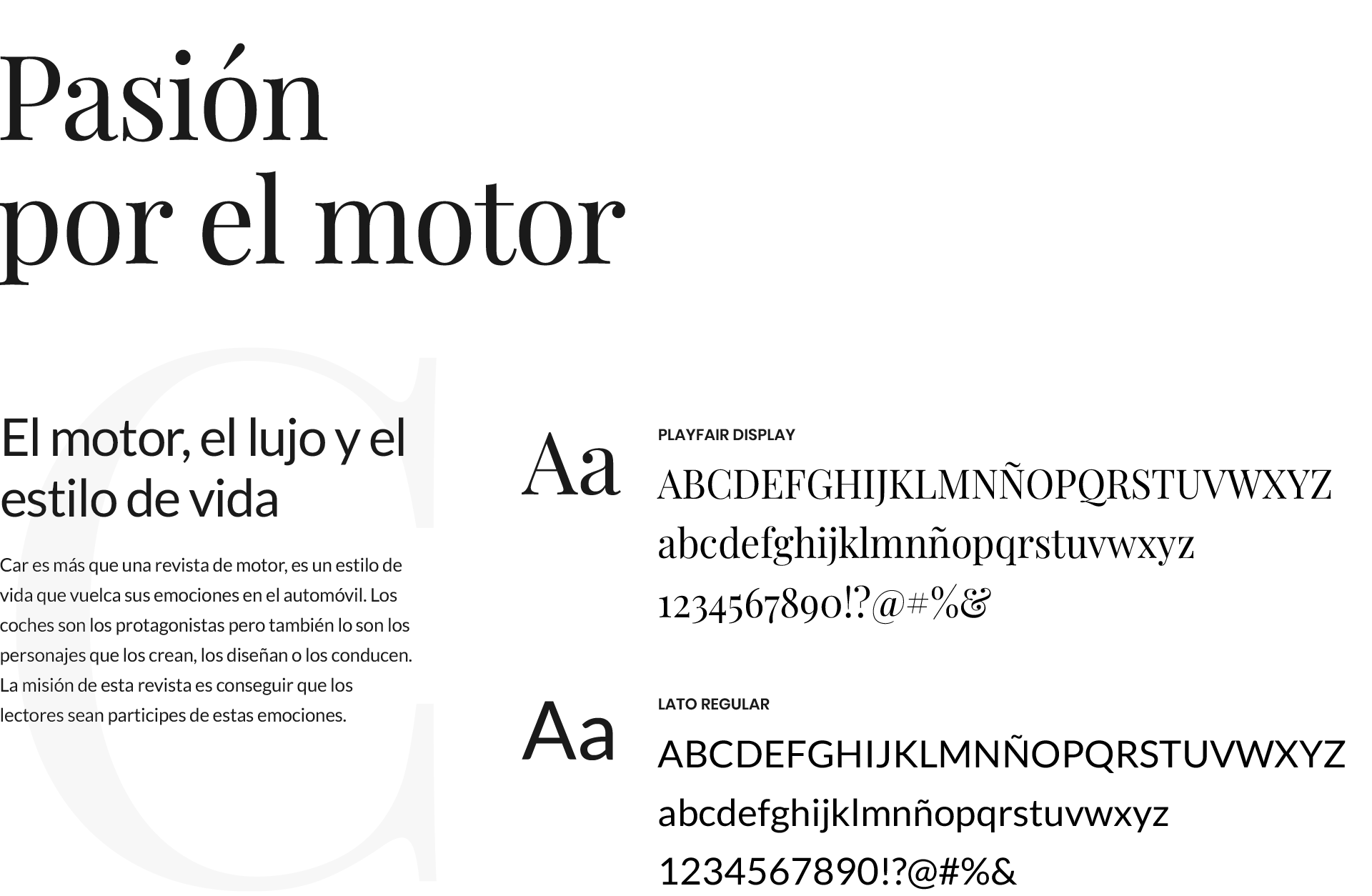 Revista Car (Tipografía)